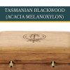  Tasmanian Blackwood Keepsake Box With Navy Badge