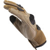  Contact Gear Tan Carbon Fiber Hard Knuckle Tactical Gloves - Tan