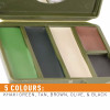  Contact Gear 5 Colour Camouflage Face Paint in Case