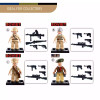  WW2 Mini Figures- Box Of 60