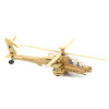  AH-64A Apache Attack Helicopter Die Cast - Brown