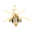 AH-64A Apache Attack Helicopter Die Cast - Brown