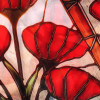 Stained Glass Poppy Dress Scarf