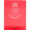  HMAS Coonawarra Nebula Red Glass Award in Gift Box