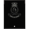  HMAS Dechaineux Nebula Black Glass Award in Gift Box
