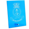  HMAS Farncomb Nebula Blue Glass Award in Gift Box