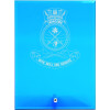  HMAS Farncomb Nebula Blue Glass Award in Gift Box