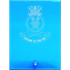  HMAS Gascoyne (II) Nebula Blue Glass Award in Gift Box