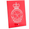  No 2 Security Forces Squadron (2SFS) Nebula Red Glass Award in Gift Box