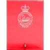 No 25 (City of Perth) Squadron (25SQN) Nebula Red Glass Award in Gift Box