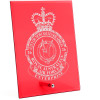  No 26 (City of Newcastle) Squadron (26SQN) Nebula Red Glass Award in Gift Box