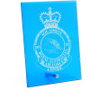  No 285 Squadron (285SQN) Nebula Blue Glass Award in Gift Box