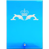  Australian Submarines Nebula Blue Glass Award in Gift Box