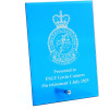  Combat Survival Training School (CSTS) Nebula Blue Glass Award in Gift Box