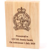  Australian Army Legal Corps (AALC) Heritage Wooden Award