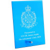  Australian Army Public Relations Service (AAPRS) Nebula Blue Glass Award in Gift Box