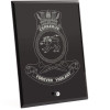  HMAS Cerberus Nebula Black Glass Award in Gift Box