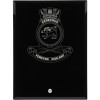  HMAS Cerberus Nebula Black Glass Award in Gift Box