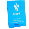  Gallipoli Company Nebula Blue Glass Award in Gift Box