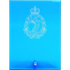  Royal Australian Army Dental Corps (RAADC) Nebula Blue Glass Award in Gift Box