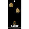  RAinf Cuff Links On Card Royal Australian Infantry Corps (RA Inf) 20mm full colour enamel cuff links. Order now from the military specialists. Displayed on a presentation card. These beautiful gold plated cuff links are the p