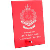  1st Battalion, Royal Australian Regiment Nebula Red Glass Award in Gift Box