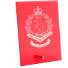  1st Battalion, Royal Australian Regiment Nebula Red Glass Award in Gift Box