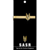 SASR Tie Bar On Card Special Air Service Regiment (SASR) 20mm full colour enamel tie bar. Order now from the military specialists. Displayed on a presentation card. This beautiful gold plated tie bar looks great on both w