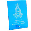  Royal Australian Army Nursing Corps (RAANC) Nebula Blue Glass Award in Gift Box