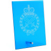  Royal Australian Corps of Military Police (RACMP) Nebula Blue Glass Award in Gift Box