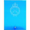  Royal Australian Corps of Military Police (RACMP) Nebula Blue Glass Award in Gift Box