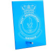  Navy Headquarters Nebula Blue Glass Award in Gift Box