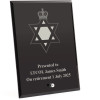  Royal Australian Chaplains Department (RAA Ch D Jewish), Jewish Nebula Black Glass Award in Gift Box