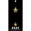 Air Force Lapel Pin On Card Air Force 20mm full colour enamel lapel pin. Order now from the military specialists. Displayed on a presentation card. This beautiful gold plated lapel pin will look great on both you jacket or on yo