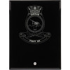  HMAS Sheean Nebula Black Glass Award in Gift Box