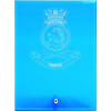 HMAS Toowoomba Nebula Blue Glass Award in Gift Box