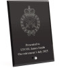  Royal Australian Corps of Military Police (RACMP) Nebula Black Glass Award in Gift Box
