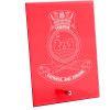  HMAS Tobruk Nebula Red Glass Award in Gift Box