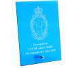  Royal Australian Army Pay Corps (RAAPC) Nebula Blue Glass Award in Gift Box