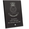  HMAS Tobruk Nebula Black Glass Award in Gift Box