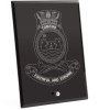  HMAS Tobruk Nebula Black Glass Award in Gift Box