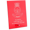  HMAS Waller Nebula Red Glass Award in Gift Box