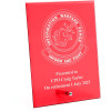  Information Warfare Force Nebula Red Glass Award in Gift Box