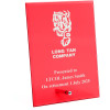  Long Tan Company Nebula Red Glass Award in Gift Box