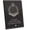  Royal Australian Regiment (RAR) Nebula Black Glass Award in Gift Box
