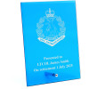  Royal Australian Regiment (RAR) Nebula Blue Glass Award in Gift Box