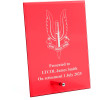  Special Air Service Regiment (SASR) Nebula Red Glass Award in Gift Box