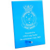  Submarine Force Nebula Blue Glass Award in Gift Box