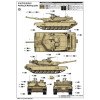 Trumpeter 1/16 US M1A2 SEP MBT Plastic Model Kit - Aus Decals