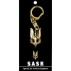  SASR Key Ring On Card Special Air Service Regiment (SASR) key ring. Order now from the military specialists. Displayed on a presentation card. This beautiful 40mm gold plated enamel key ring will keep your keys organised a